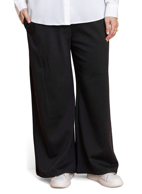 Black Winter Wide Leg (W) - Khotwh
